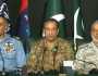 ڈی جی آئی ایس پی آر کی پاک فضائیہ اور بحریہ افسران کے ہمراہ بریفنگ