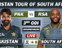 پاکستان اور جنوبی افریقہ کے درمیان سیریز کا شیڈول جاری ، فیصل آباد 17 سال بعد ون ڈے کی میزبانی کرے گا