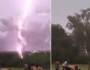 کبڈی میچ کے دوران آسمانی بجلی گرنے کی ویڈیو وائرل
