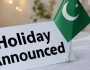 دسمبر میں ایک ساتھ 4 چھٹیاں، سرکاری و نجی ادارے بند رہیں گے