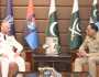 چیئرمین جوائنٹ چیفس آف اسٹاف کمیٹی جنرل ساحر شمشاد سے اماراتی بحریہ کے کمانڈر کی ملاقات