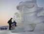 چین میں برف کے مجسمے عالمی سیاحوں کی توجہ کا مرکز